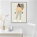 Picture of Palm Girl Fashion IV _GroupedProduct_Rectangle_Portrait_Canvas_Framed_