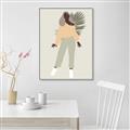 Picture of Palm Girl Fashion IV _GroupedProduct_Rectangle_Portrait_Canvas_Framed_