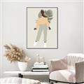 Picture of Palm Girl Fashion IV _GroupedProduct_Rectangle_Portrait_Canvas_Framed_