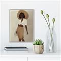 Picture of Fashion lady II _GroupedProduct_Rectangle_Portrait_Canvas_Framed_