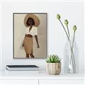 Picture of Fashion lady II _GroupedProduct_Rectangle_Portrait_Canvas_Framed_