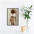 Picture of Fashion lady II _GroupedProduct_Rectangle_Portrait_Canvas_Framed_
