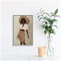 Picture of Fashion lady II _GroupedProduct_Rectangle_Portrait_Canvas_Framed_