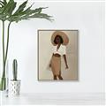 Picture of Fashion lady II _GroupedProduct_Rectangle_Portrait_Canvas_Framed_