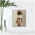 Picture of Fashion lady II _GroupedProduct_Rectangle_Portrait_Canvas_Framed_