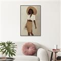 Picture of Fashion lady II _GroupedProduct_Rectangle_Portrait_Canvas_Framed_