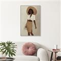 Picture of Fashion lady II _GroupedProduct_Rectangle_Portrait_Canvas_Framed_