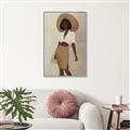 Picture of Fashion lady II _GroupedProduct_Rectangle_Portrait_Canvas_Framed_
