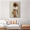 Picture of Fashion lady II _GroupedProduct_Rectangle_Portrait_Canvas_Framed_