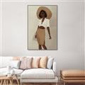 Picture of Fashion lady II _GroupedProduct_Rectangle_Portrait_Canvas_Framed_