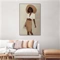 Picture of Fashion lady II _GroupedProduct_Rectangle_Portrait_Canvas_Framed_