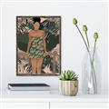 Picture of Tropical Lady II _GroupedProduct_Rectangle_Portrait_Canvas_Framed_