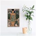 Picture of Tropical Lady II _GroupedProduct_Rectangle_Portrait_Canvas_Framed_