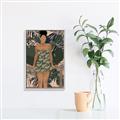 Picture of Tropical Lady II _GroupedProduct_Rectangle_Portrait_Canvas_Framed_