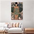 Picture of Tropical Lady II _GroupedProduct_Rectangle_Portrait_Canvas_Framed_