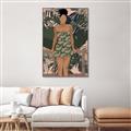 Picture of Tropical Lady II _GroupedProduct_Rectangle_Portrait_Canvas_Framed_