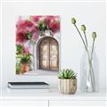 Picture of Red Floral Arch _GroupedProduct_Rectangle_Portrait_Unframed_Print_Only_