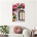 Picture of Red Floral Arch _GroupedProduct_Rectangle_Portrait_Unframed_Print_Only_