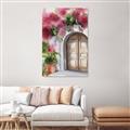 Picture of Red Floral Arch _GroupedProduct_Rectangle_Portrait_Unframed_Print_Only_