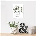 Picture of Leaves in Fun Vase I _GroupedProduct_Rectangle_Portrait_Unframed_Print_Only_