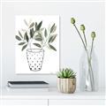 Picture of Leaves in Fun Vase I _GroupedProduct_Rectangle_Portrait_Unframed_Print_Only_