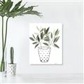 Picture of Leaves in Fun Vase I _GroupedProduct_Rectangle_Portrait_Unframed_Print_Only_