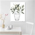 Picture of Leaves in Fun Vase I _GroupedProduct_Rectangle_Portrait_Unframed_Print_Only_