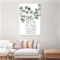 Picture of Leaves in Fun Vase II  _GroupedProduct_Rectangle_Portrait_Unframed_Print_Only_