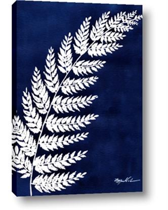 Picture of Fern on blue I 