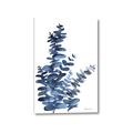 Picture of Navy Blue Eucalyptus I  _GroupedProduct_Rectangle_Portrait_Canvas_