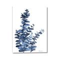 Picture of Navy Blue Eucalyptus I  _GroupedProduct_Rectangle_Portrait_Canvas_