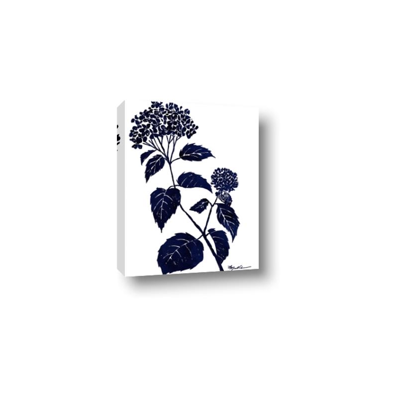 Picture of Blue Flower on White I _GroupedProduct_Rectangle_Portrait_Canvas_