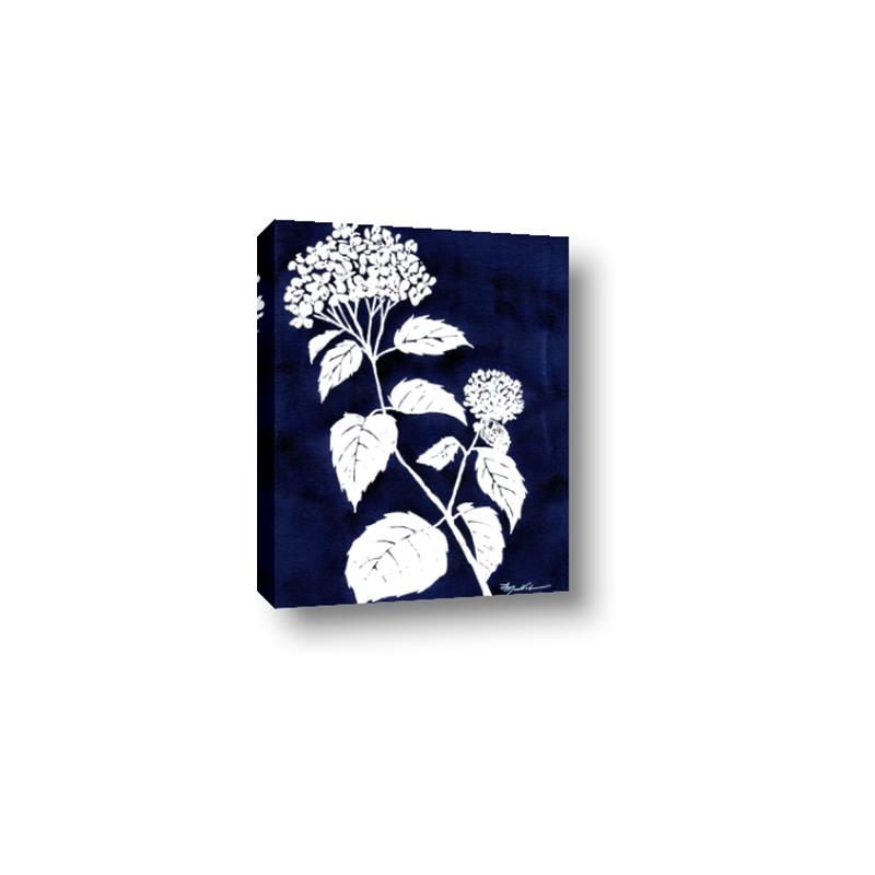 Picture of Flower on Blue II  _GroupedProduct_Rectangle_Portrait_Canvas_