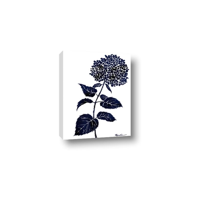 Picture of Blue Flower on White II  _GroupedProduct_Rectangle_Portrait_Canvas_