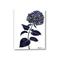 Picture of Blue Flower on White II  _GroupedProduct_Rectangle_Portrait_Canvas_