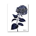 Picture of Blue Flower on White II  _GroupedProduct_Rectangle_Portrait_Canvas_