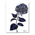 Picture of Blue Flower on White II  _GroupedProduct_Rectangle_Portrait_Canvas_