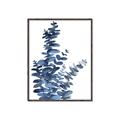 Picture of Navy Blue Eucalyptus I  _GroupedProduct_Rectangle_Portrait_Canvas_Framed_