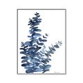 Picture of Navy Blue Eucalyptus I  _GroupedProduct_Rectangle_Portrait_Canvas_Framed_