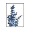 Picture of Navy Blue Eucalyptus I  _GroupedProduct_Rectangle_Portrait_Canvas_Framed_