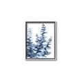 Picture of Navy Blue Eucalyptus II _GroupedProduct_Rectangle_Portrait_Canvas_Framed_
