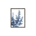Picture of Navy Blue Eucalyptus II _GroupedProduct_Rectangle_Portrait_Canvas_Framed_
