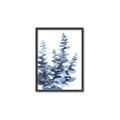 Picture of Navy Blue Eucalyptus II _GroupedProduct_Rectangle_Portrait_Canvas_Framed_