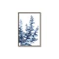 Picture of Navy Blue Eucalyptus II _GroupedProduct_Rectangle_Portrait_Canvas_Framed_