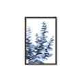 Picture of Navy Blue Eucalyptus II _GroupedProduct_Rectangle_Portrait_Canvas_Framed_