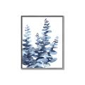 Picture of Navy Blue Eucalyptus II _GroupedProduct_Rectangle_Portrait_Canvas_Framed_