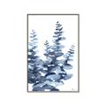 Picture of Navy Blue Eucalyptus II _GroupedProduct_Rectangle_Portrait_Canvas_Framed_