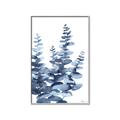 Picture of Navy Blue Eucalyptus II _GroupedProduct_Rectangle_Portrait_Canvas_Framed_