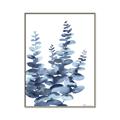 Picture of Navy Blue Eucalyptus II _GroupedProduct_Rectangle_Portrait_Canvas_Framed_