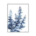 Picture of Navy Blue Eucalyptus II _GroupedProduct_Rectangle_Portrait_Canvas_Framed_